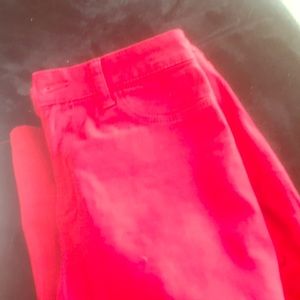 Fire red jeggings!!